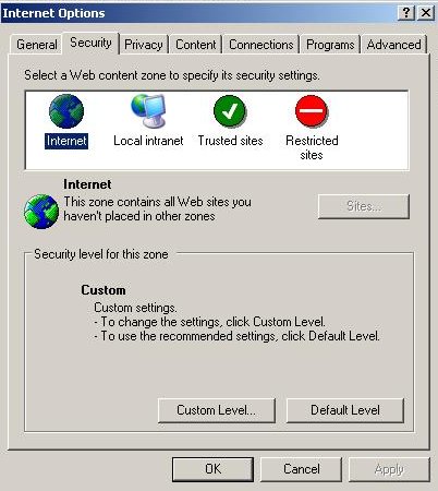 ie tools security