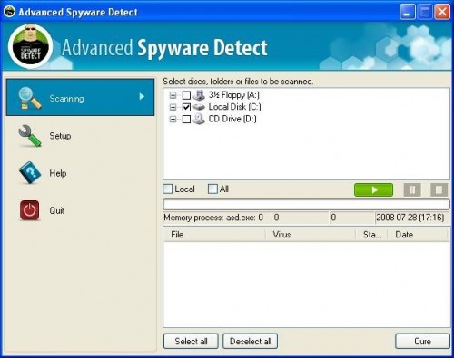 advanced spyware detect