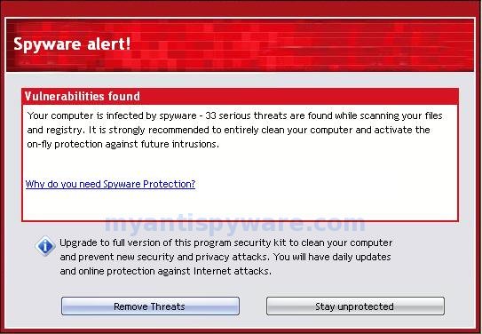 computer virus alert. your computer will display