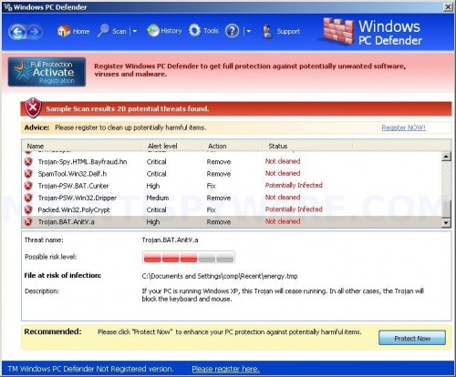 WindowsPCDefender