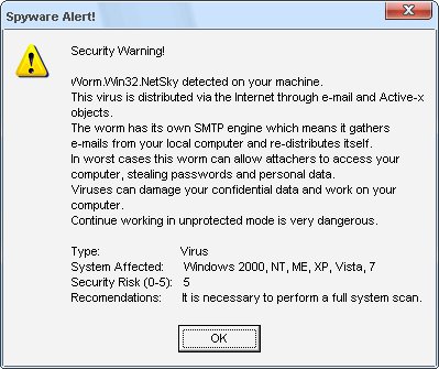 Worm_Win32_Netsky_detected