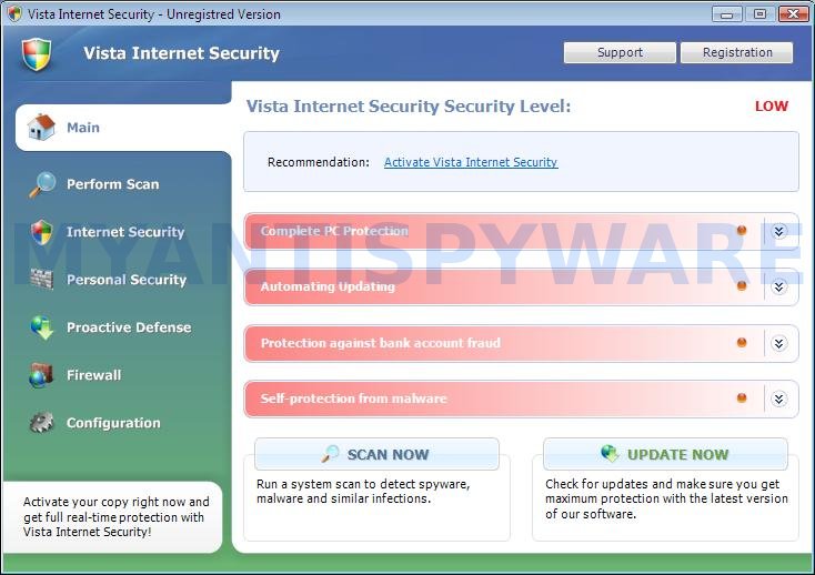 Please use this guide to remove Vista Antispyware 2012 and any associated m