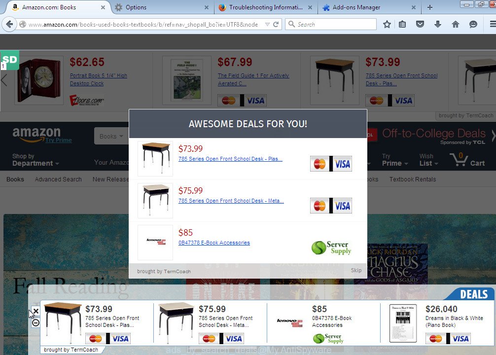 ads by search deals adware