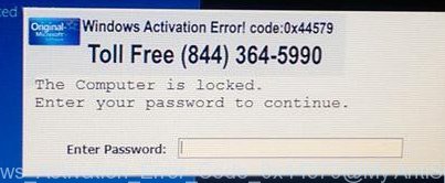 Windows Activation Error Code 0x44579