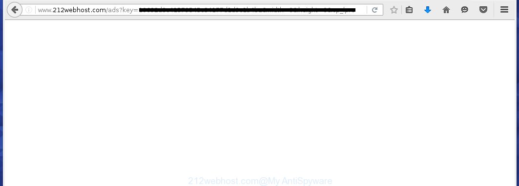 http://www.212webhost.com/ads?key=... redirects on various ads