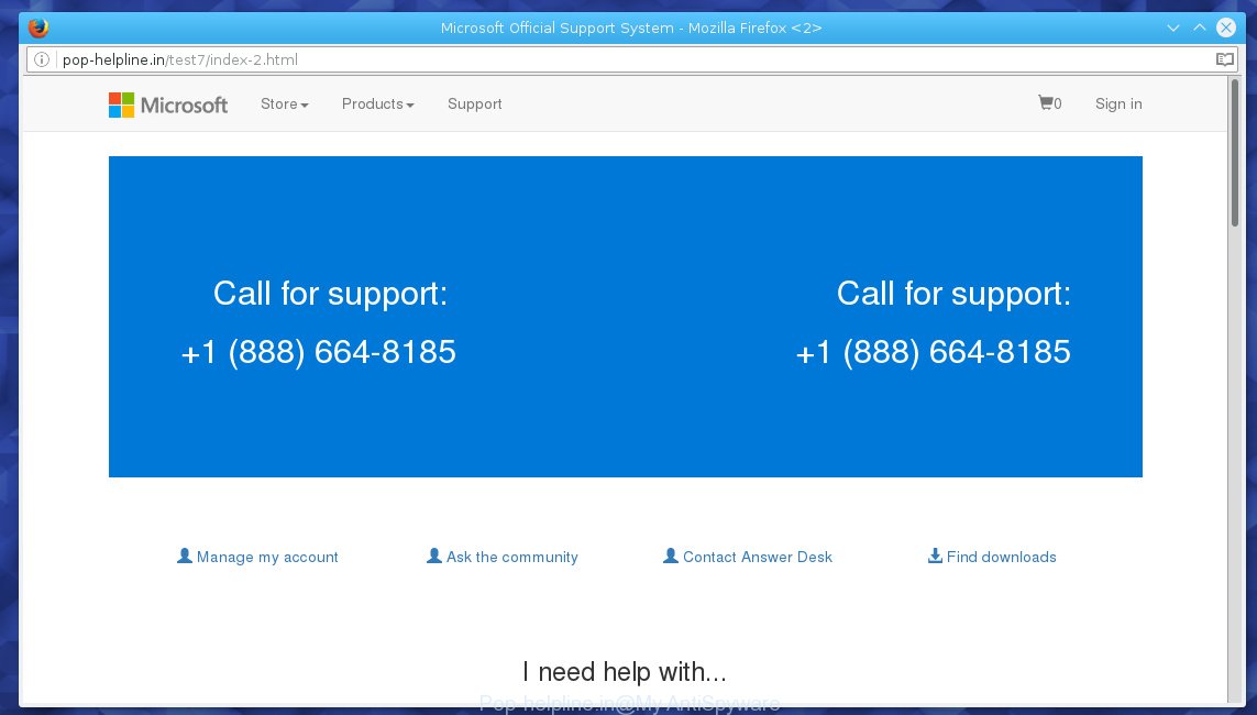 http://pop-helpline.in/test7/index-2.html - fake Microsoft Official Support System