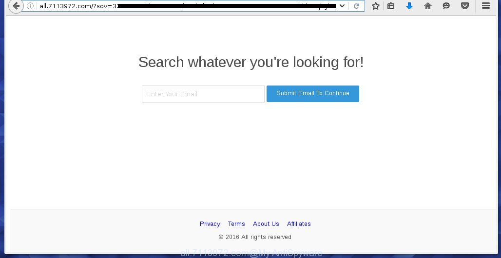 http://all.7113972.com/?sov=... redirects on various ads