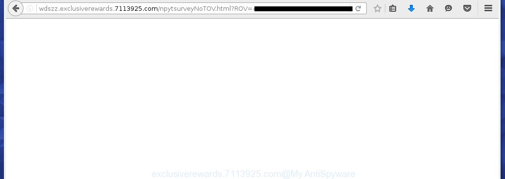 http://wdszz.exclusiverewards.7113925.com/npytsurveyNoTOV.html?ROV=... redirects on various ads