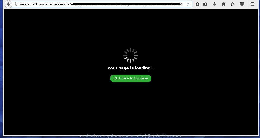 http://verified.autosystemscanner.site/?utm_term=... redirect on various ads