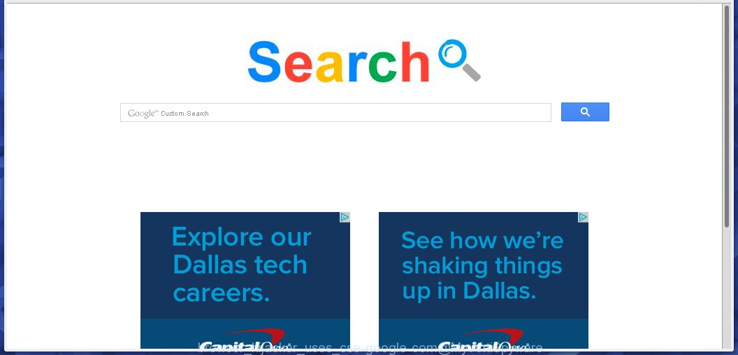 Browser hijacker uses cse.google.com engine