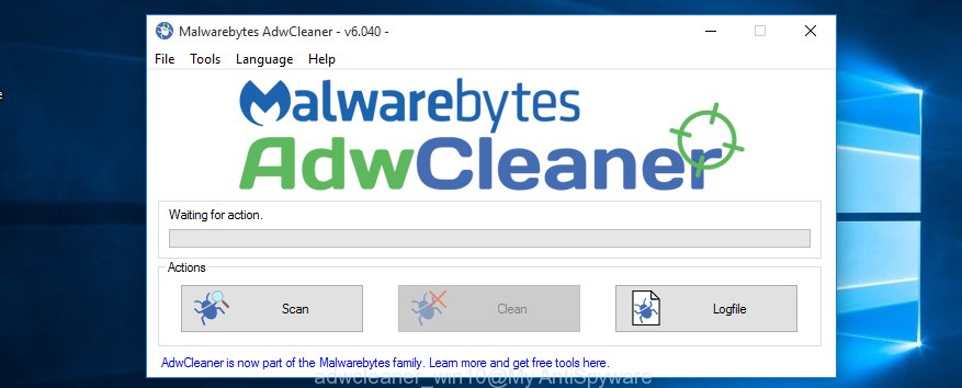 adwcleaner Microsoft Windows 10 find GoodWorldSearch.com browser hijacker infection related files, folders and registry keys