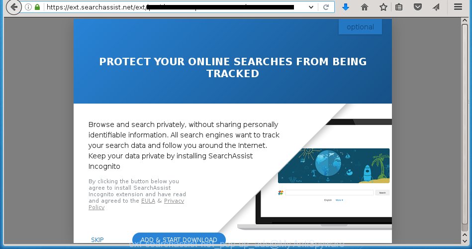 ext-searchassist-net pop-up ads