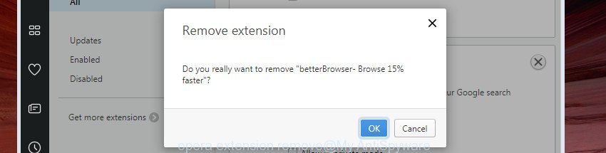 opera extension remove