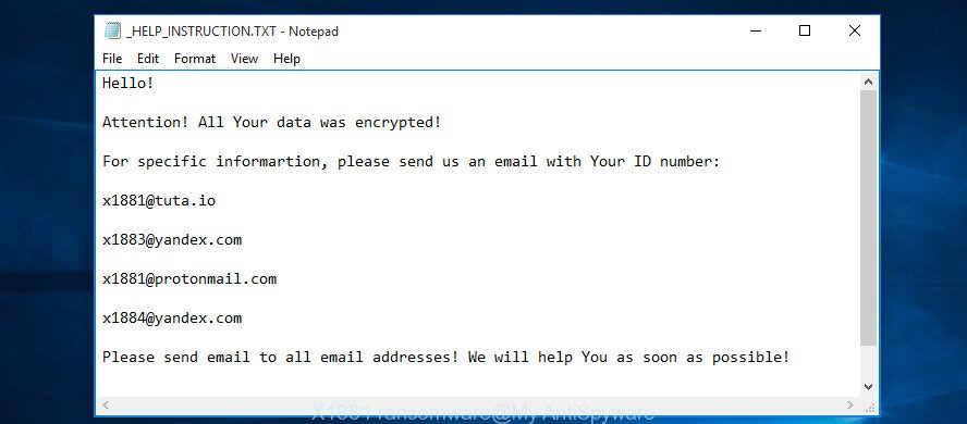 X1881 ransomware