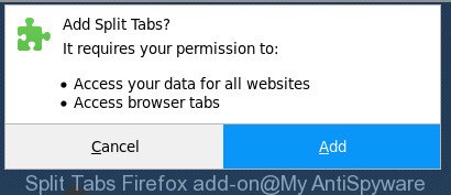 Split Tabs Firefox add-on