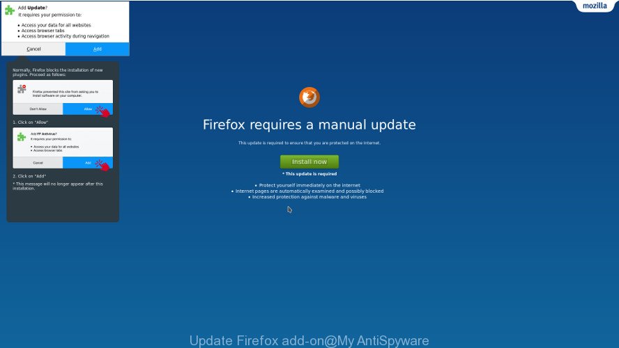 Update Firefox add-on