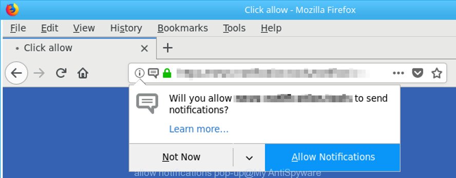 allow notifications pop-up