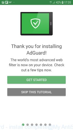 AdGuard - install complete