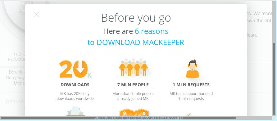 MacKeeper tabs