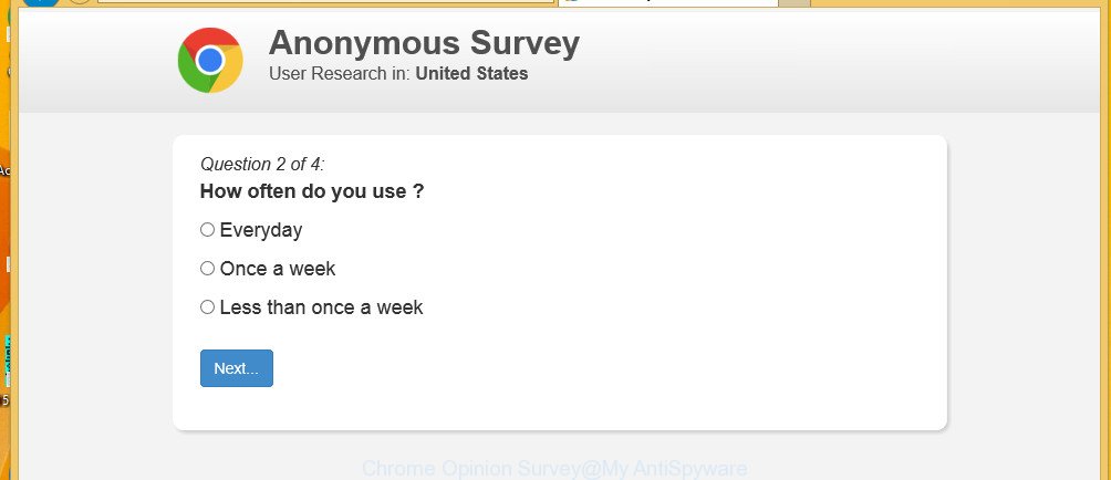 Chrome Opinion Survey
