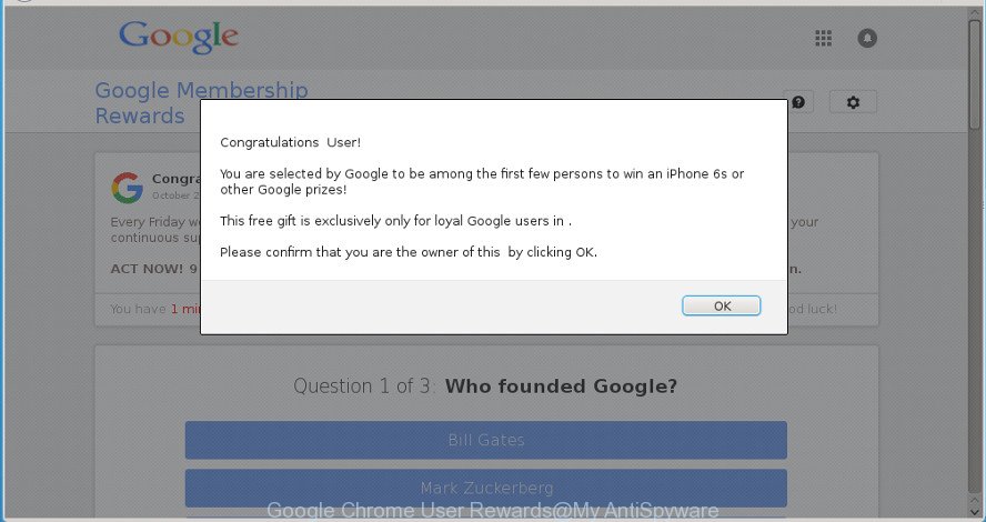 Google Chrome User Rewards