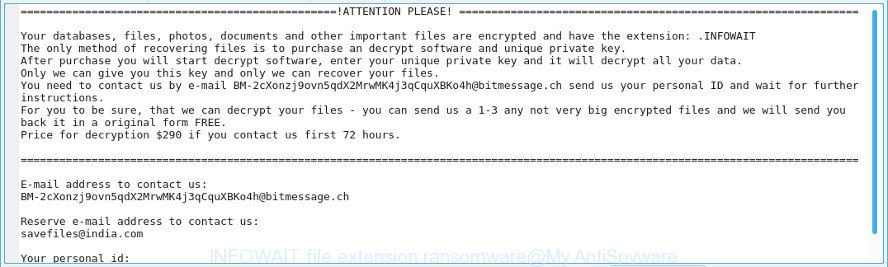 INFOWAIT file extension ransomware
