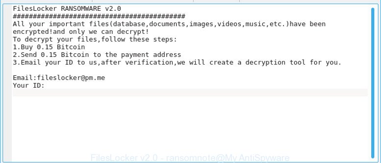 FilesLocker v2.0 - ransomnote