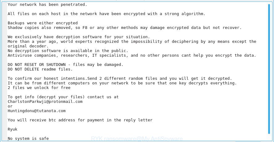 RYK ransomware