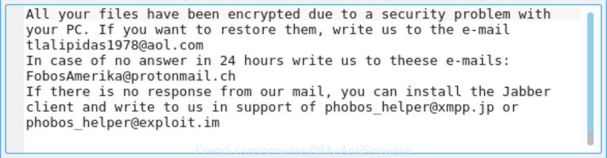 Frendi ransomware