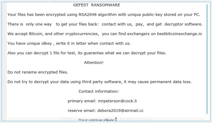 GFS ransomware