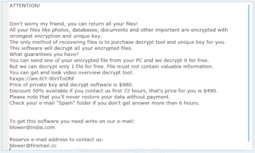 Promorad ransomware