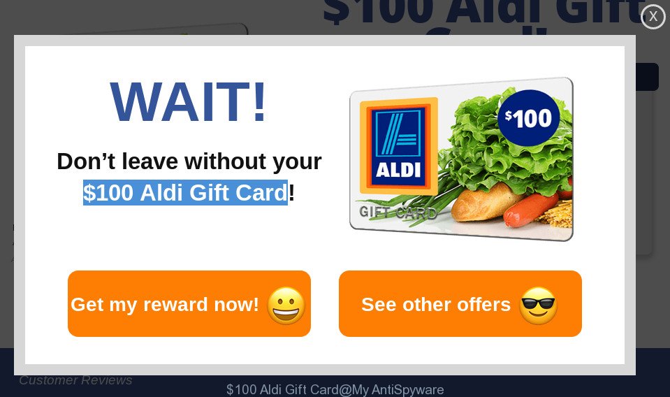 $100 Aldi Gift Card