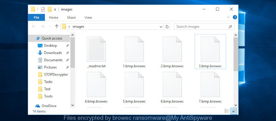 Files encrypted by '.browec ransomware'