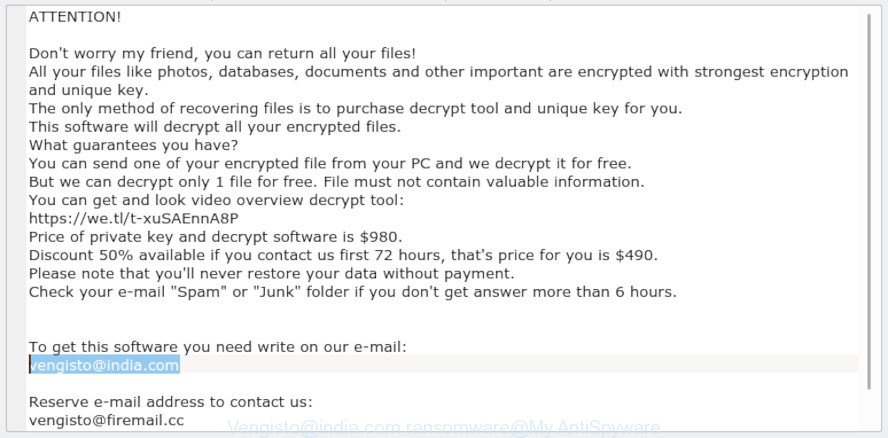 Vengisto@india.com ransomware