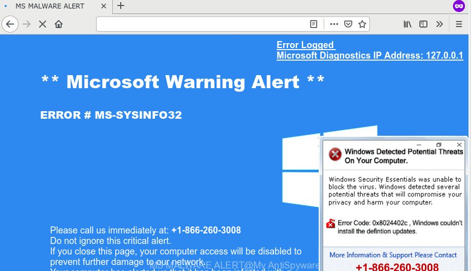 MS MALWARE ALERT