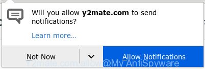 Y2mate.com - 'Allow notifications' pop-up