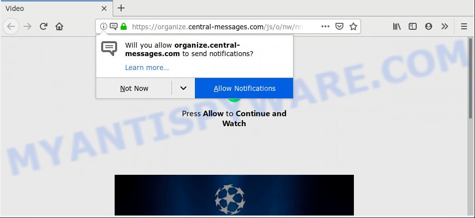 Organize.central-messages.com
