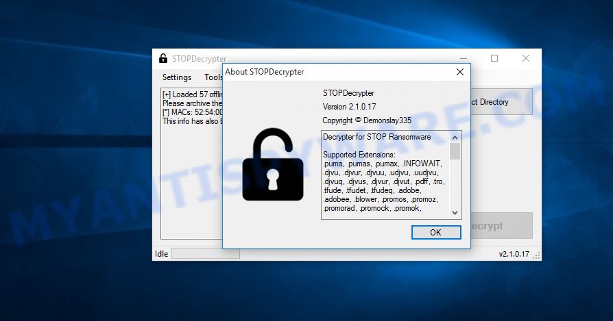 Berosuce decryption tool