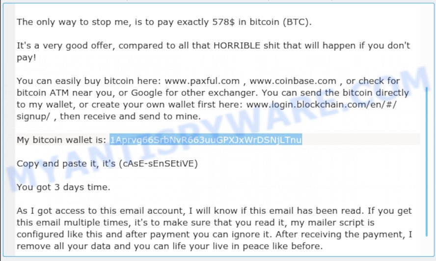 1Aprvg66SrbNvR663uuGPXJxWrDSNjLTnu bitcoin email scam