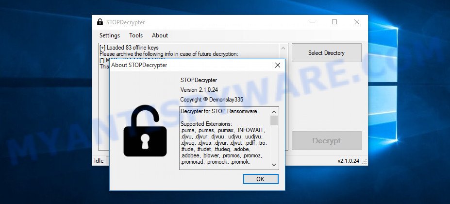 Cetori decryption tool