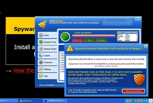 alfa cleaner rogue antispyware