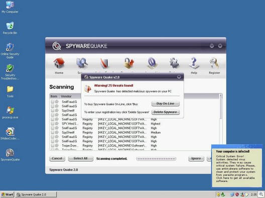 rogue anti-spyware spyware-quake