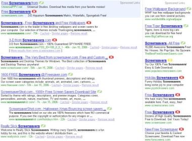 spyware search screensavers