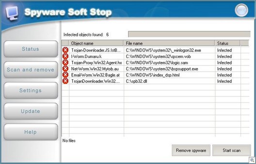 spyware soft stop