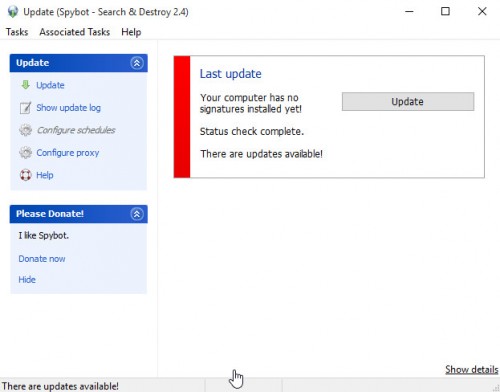 spybot update