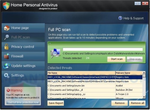 HomePersonalAntivirus