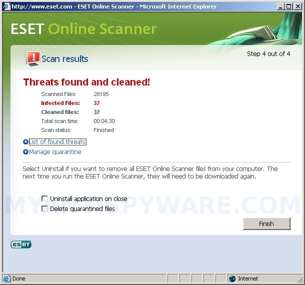 How to use ESET Online Scanner