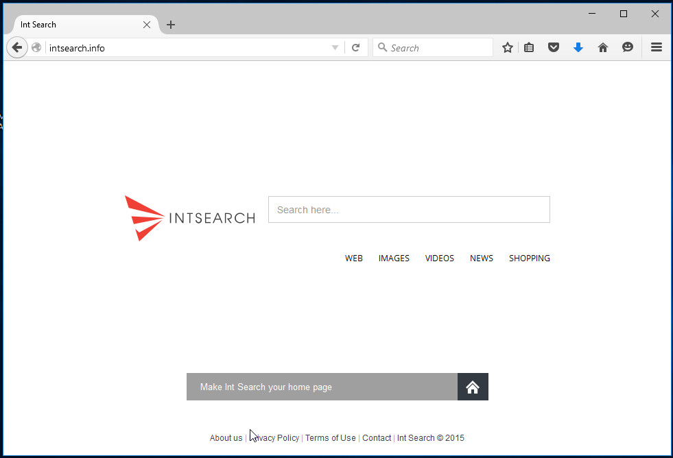 Intsearch.info browser hijacker
