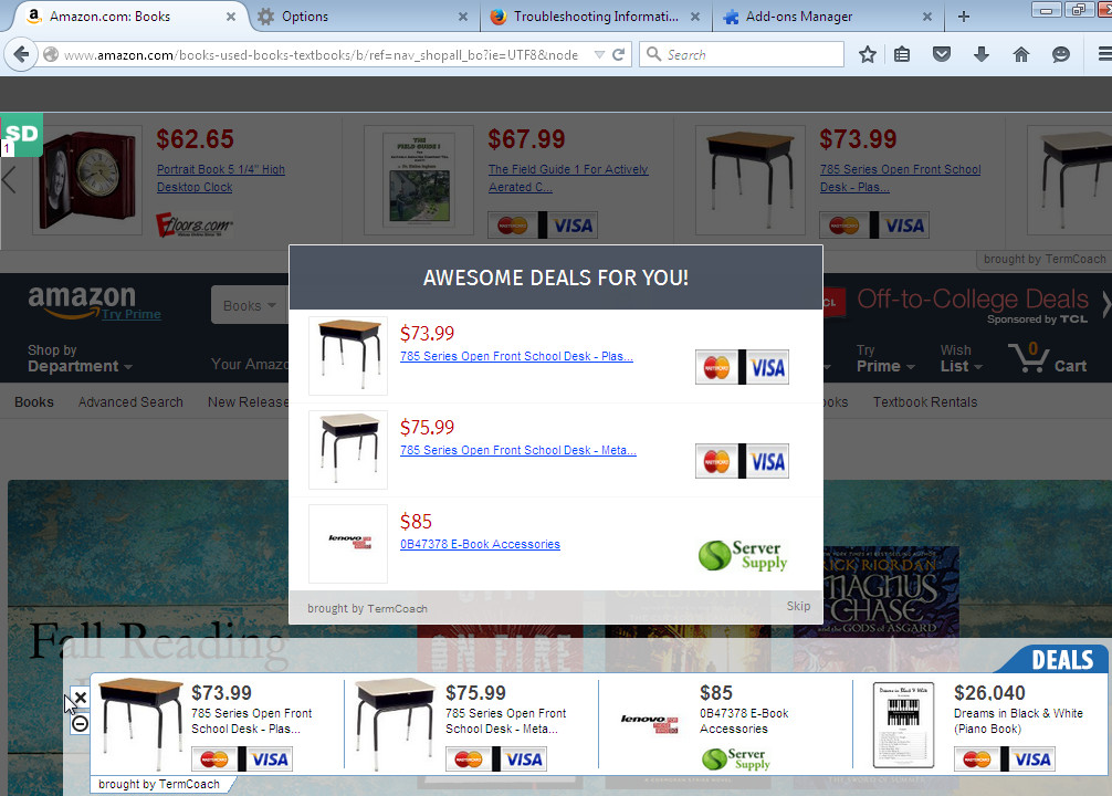 "ads by shopper-z" adware