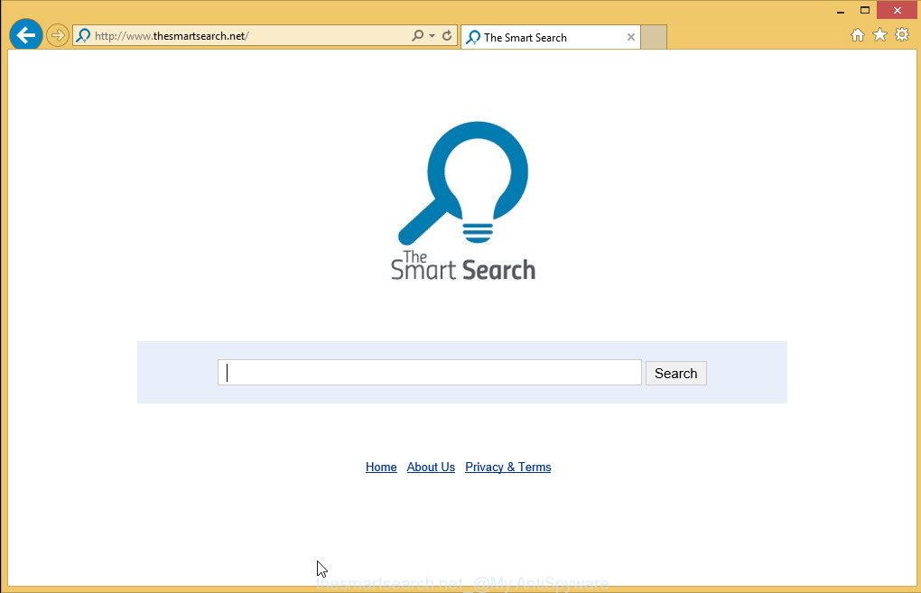 thesmartsearch.net  home page redirect virus